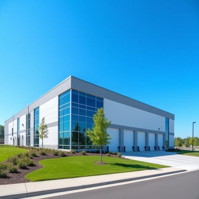 Exterior of A&I Moving warehouse in Chantilly